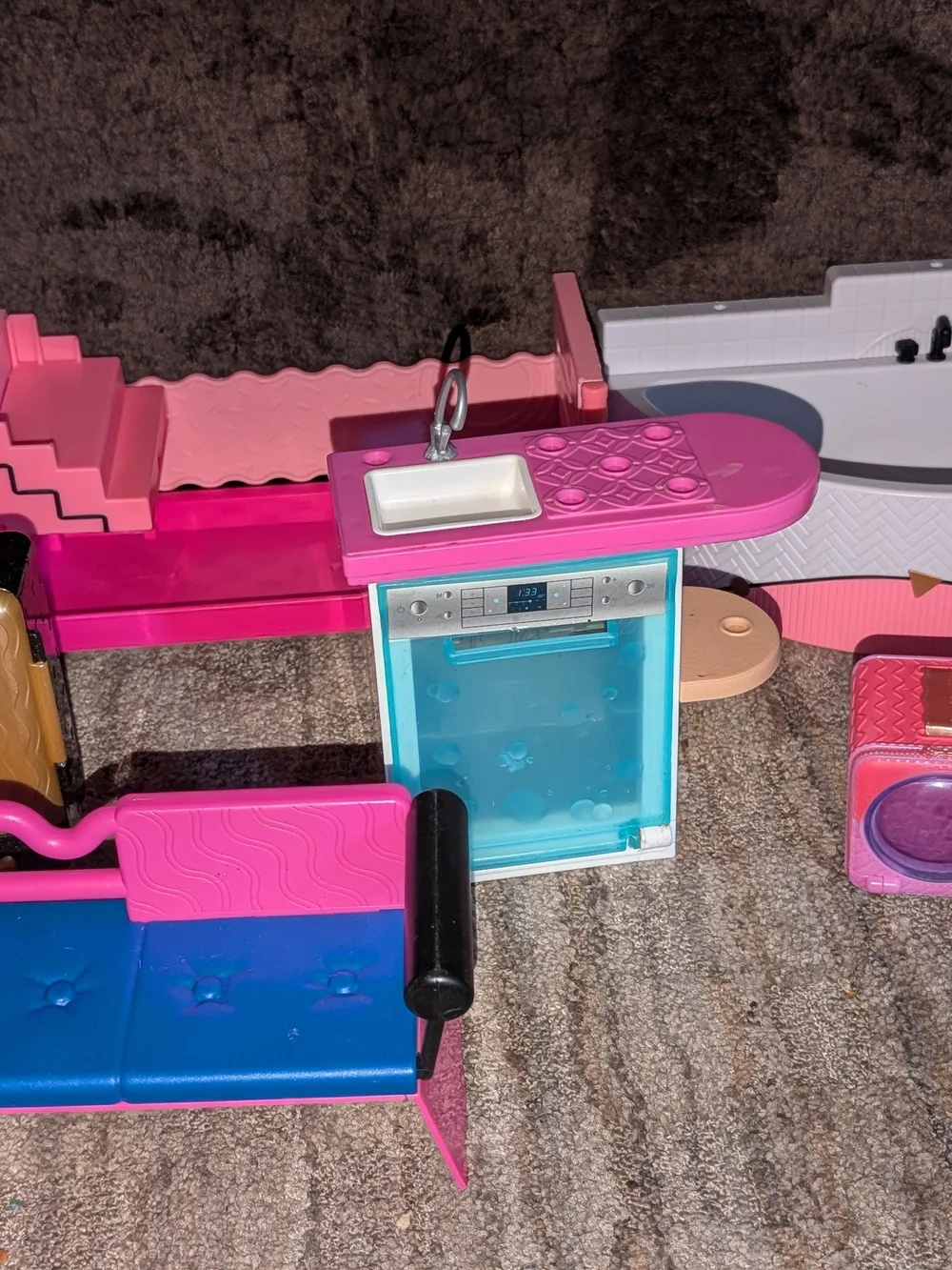 L.O.L. Surprise! Pink Blue Doll Furniture Set